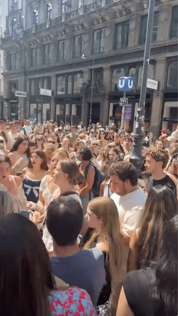 Taylor Swift fans in Vienna, Austra